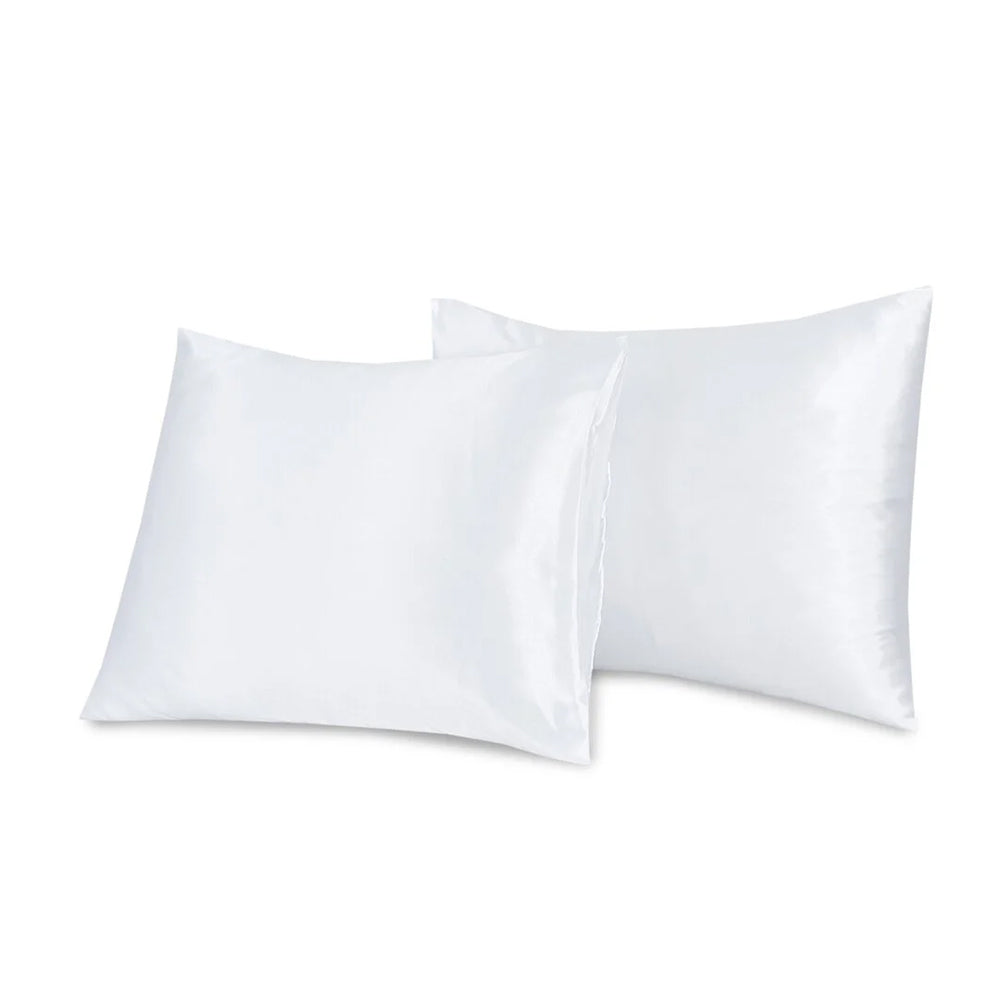2-Pack: Kussenslopen - Satin - Wit