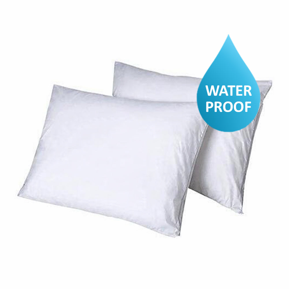 2-Pack: Molton Kussenbeschermers - Waterdicht
