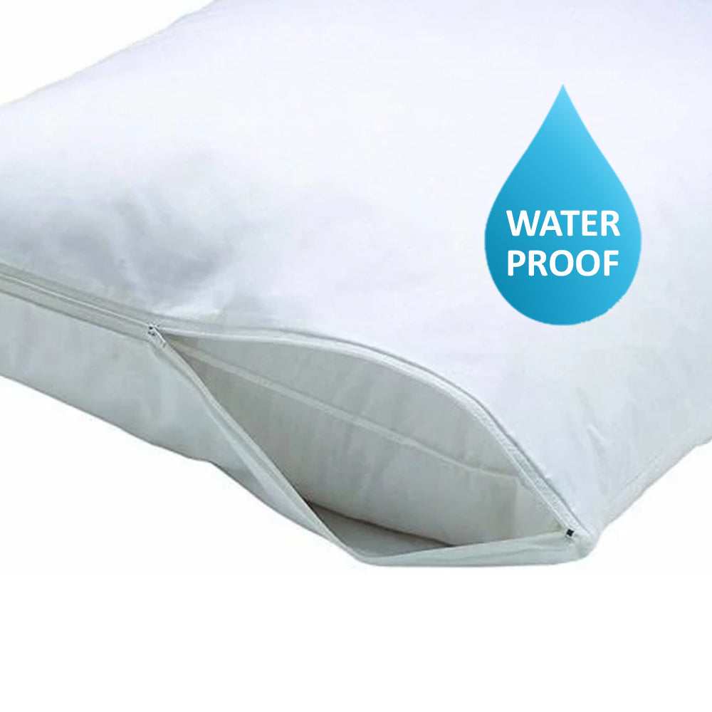 2-Pack: Molton Kussenbeschermers - Waterdicht