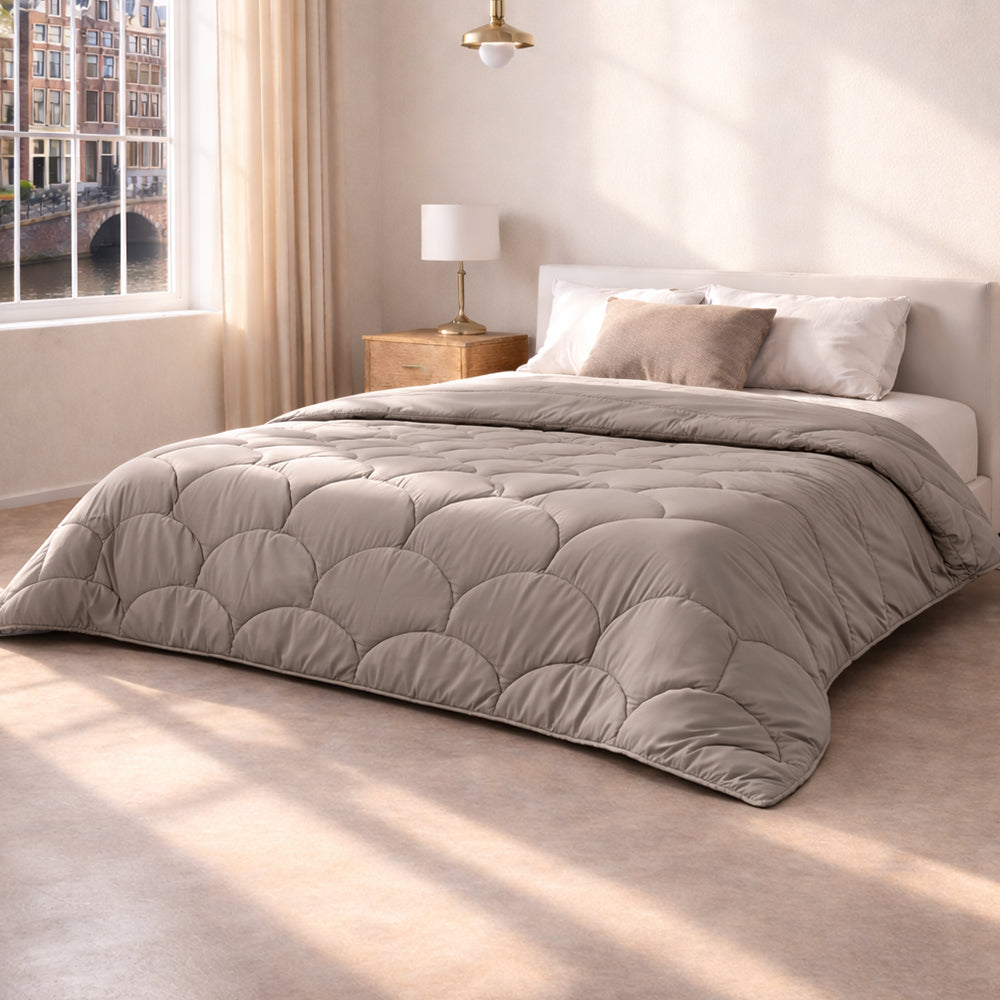 Dekbed Zonder Overtrek - Taupe Easy