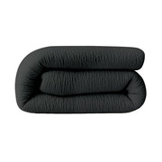 Dekbed Zonder Overtrek - Antraciet Micro Mousseline