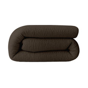 Dekbed Zonder Overtrek - Chocoladebruin Micro Mousseline