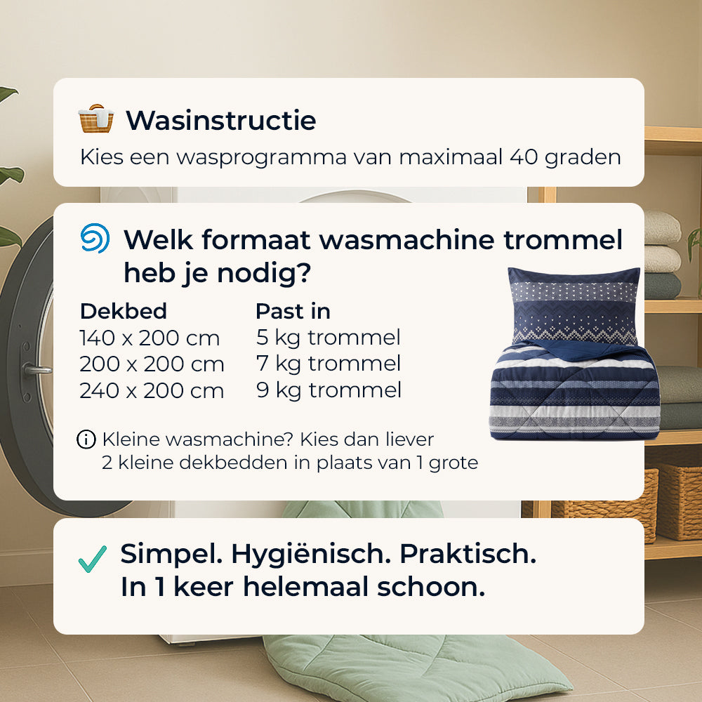 Dekbed Zonder Overtrek - Elisabeth - Lazy
