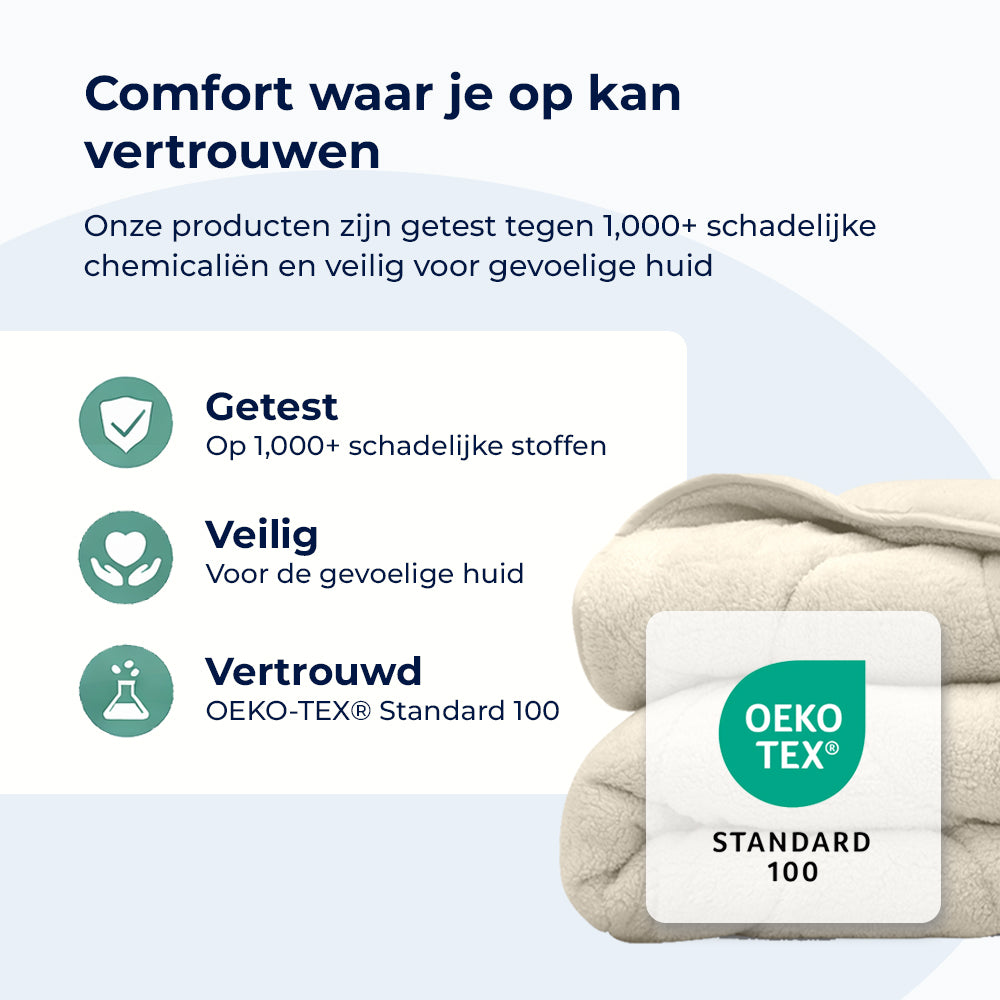 Dekbed Zonder Overtrek - Taupe Tufted Waves