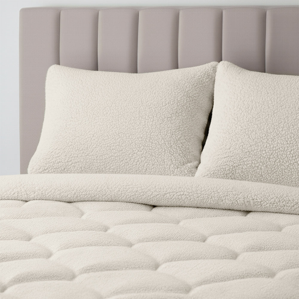 Dekbed Zonder Overtrek - Beige Teddy