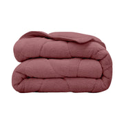 Dekbed Zonder Overtrek - Oud Roze Teddy