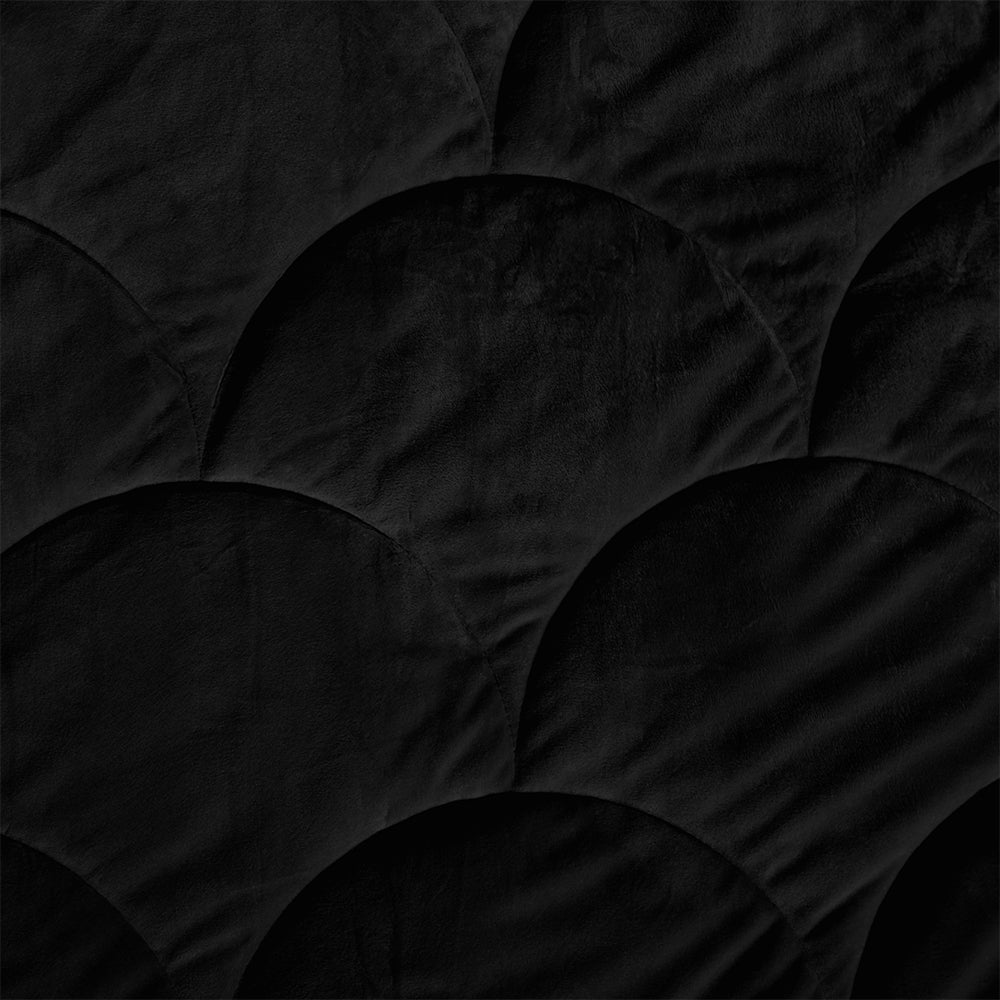 Dekbed Zonder Overtrek - Zwart Velvet