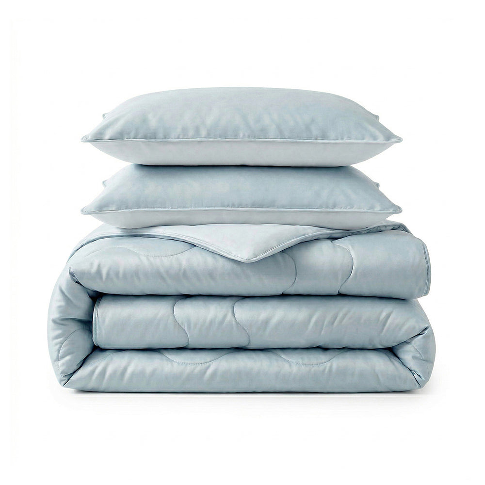Dekbed Zonder Overtrek - Verkoelende Blue Cell Lazy - Blauw