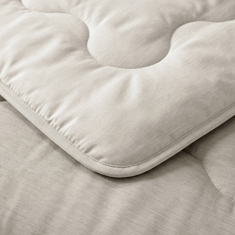 Dekbed Zonder Overtrek - Verkoelende Blue Cell Lazy - Taupe