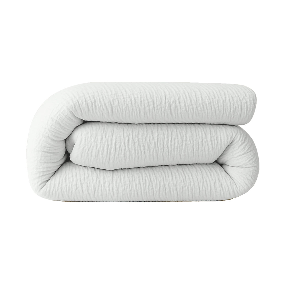Dekbed Zonder Overtrek - Wit Micro Mousseline