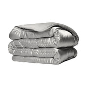 Dekbed Zonder Overtrek - Zilvergrijs Satin