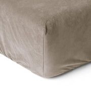 Hoeslaken Velvet - Taupe/Grijs