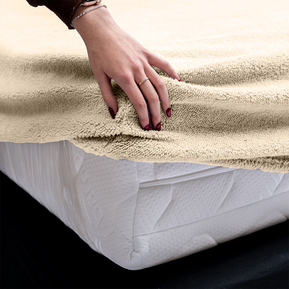 Hoeslaken Teddy - Taupe