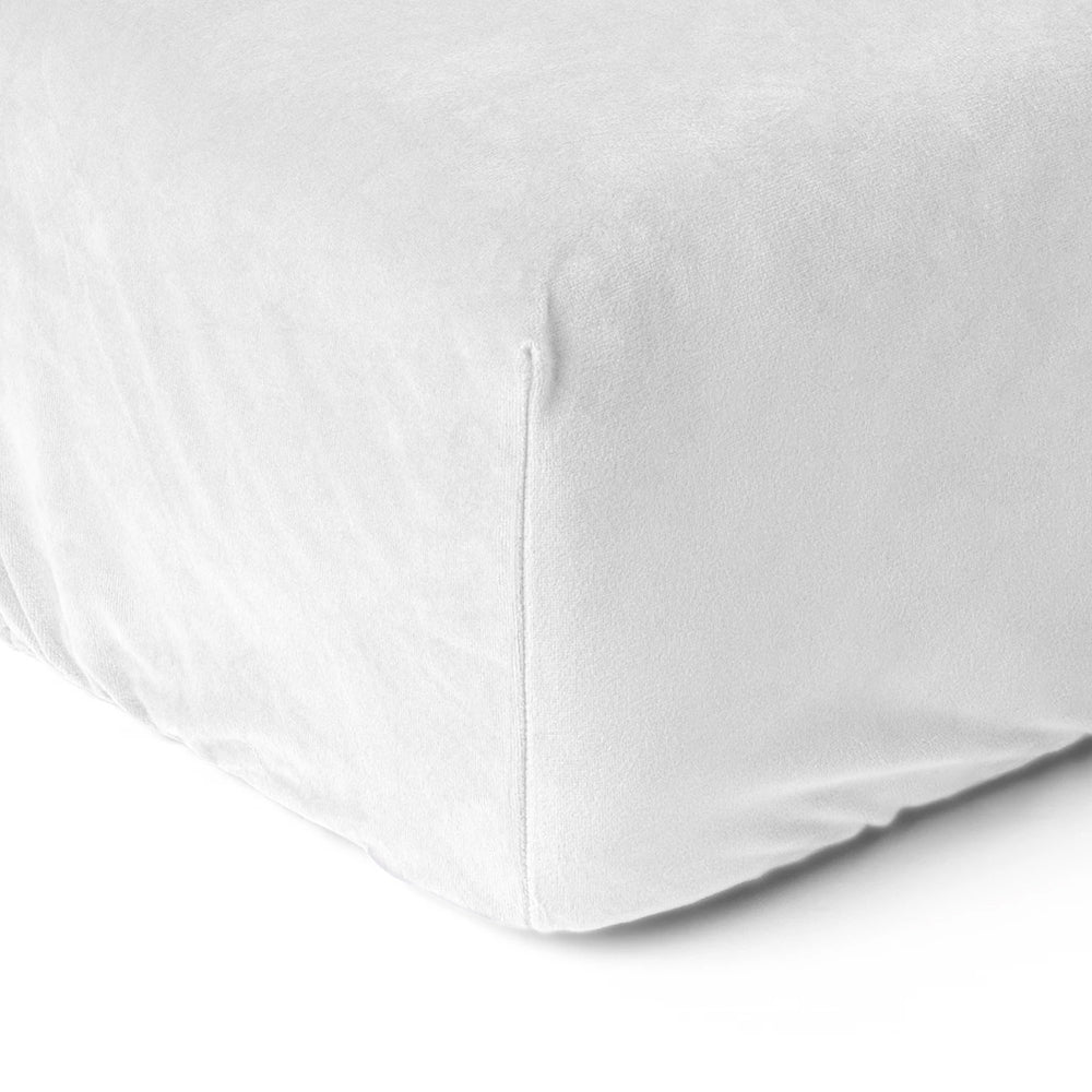 Hoeslaken Velvet - Wit
