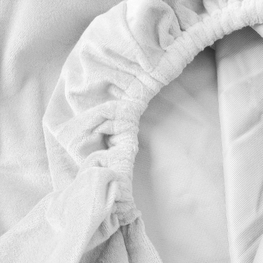 Hoeslaken Velvet - Wit