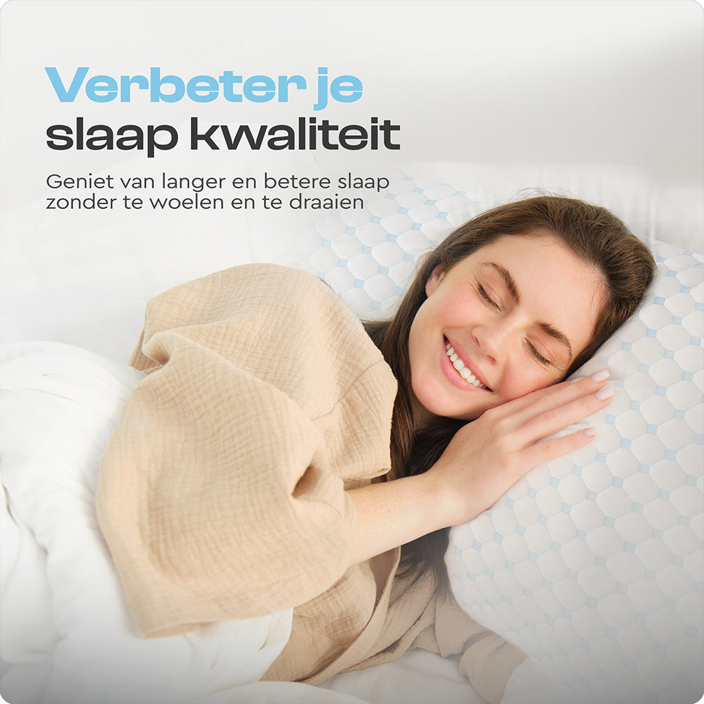 Hoofdkussen - Aanpasbaar - Nano
