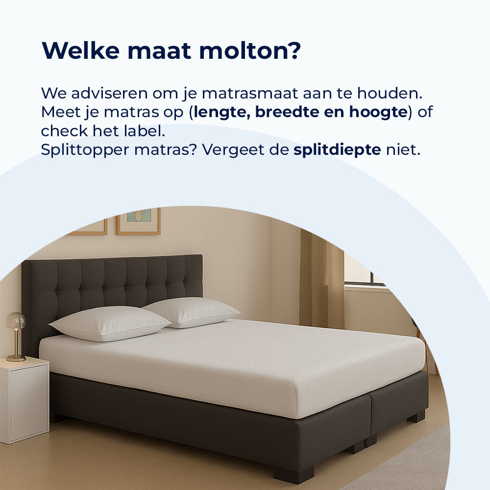 Molton Hoeslaken Stretch - Topper