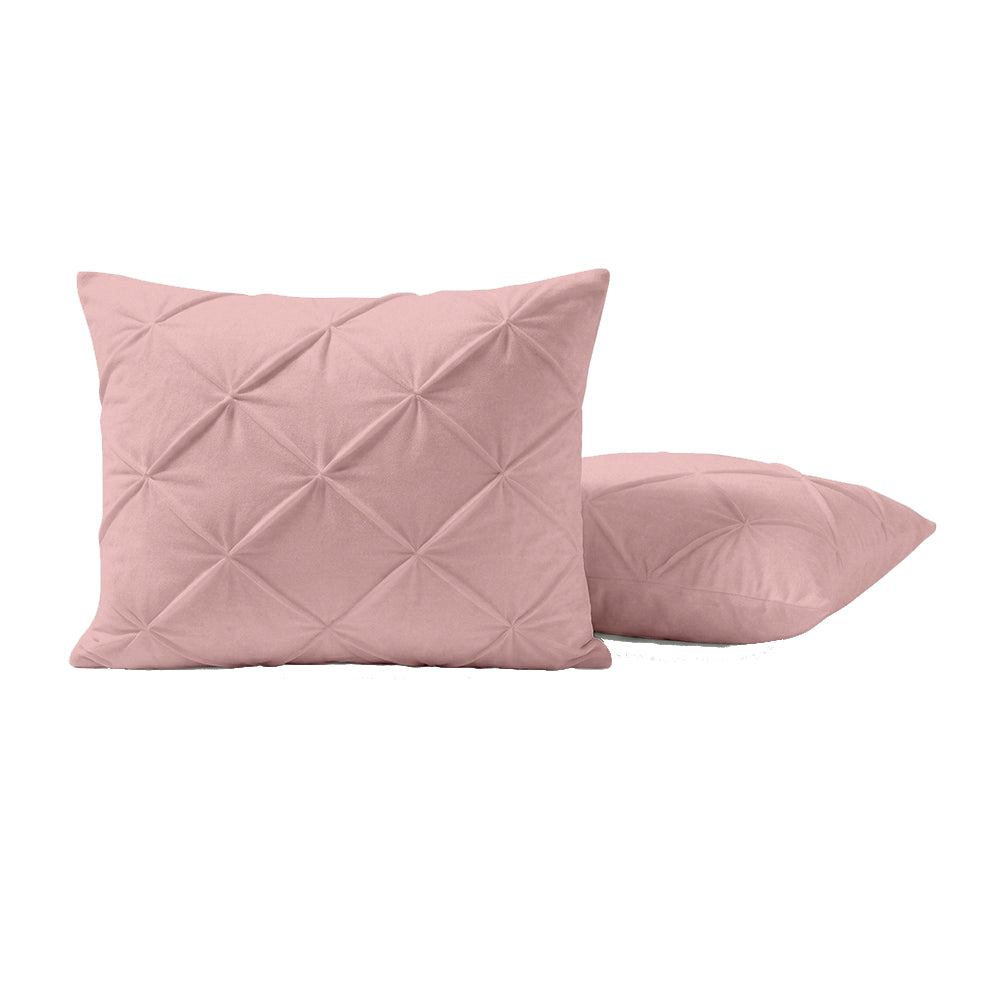 2-Pack: Kussenslopen - Roze Velvet Pintuck