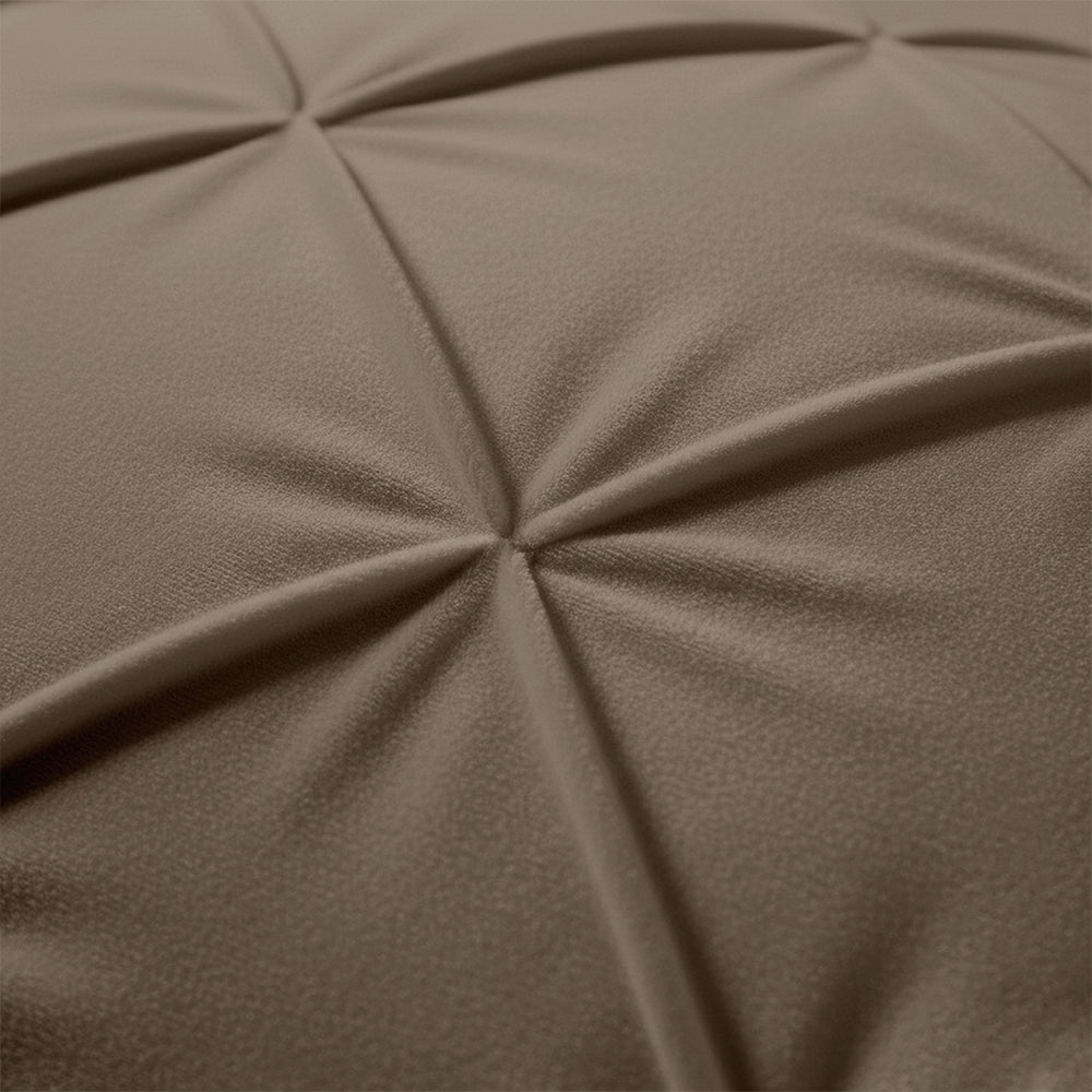 2-Pack: Kussenslopen - Taupe Velvet Pintuck