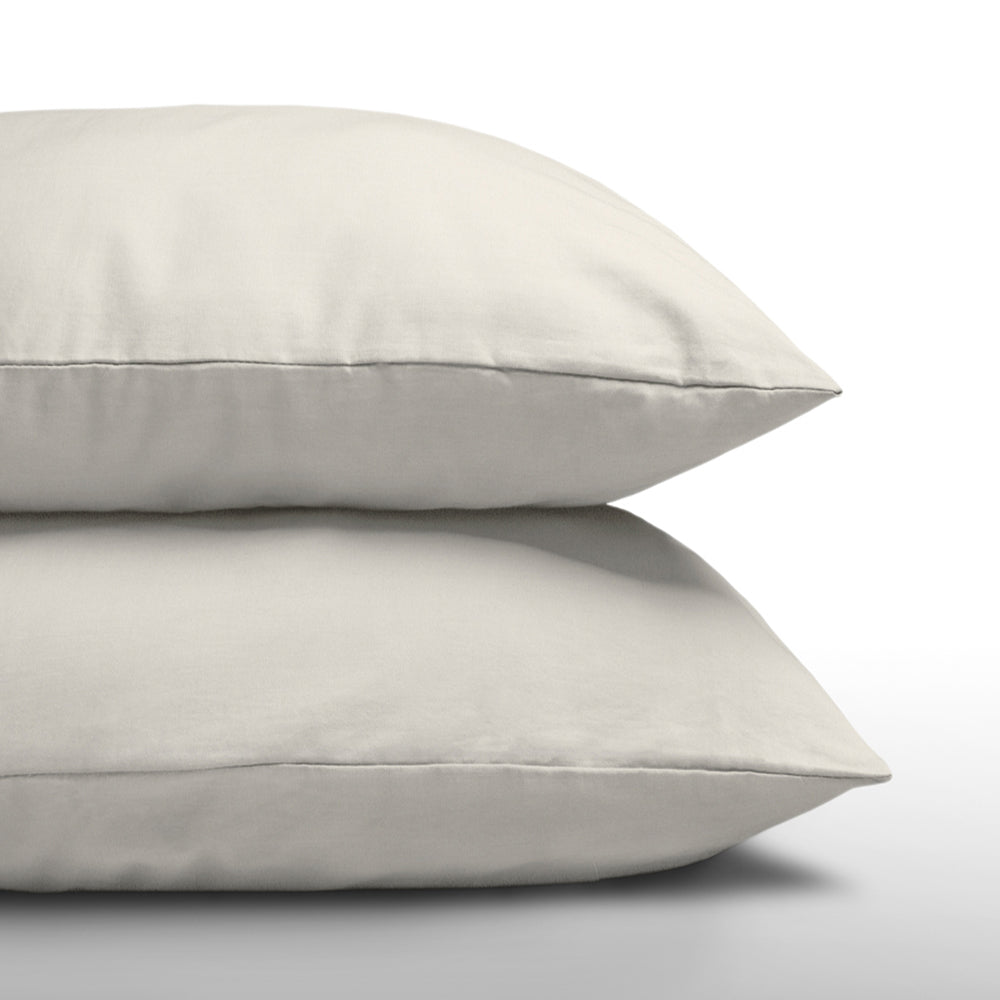 2-Pack: Kussenslopen - Katoen - Creme