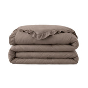 Dekbed Zonder Overtrek - Taupe Ruffles Lazy