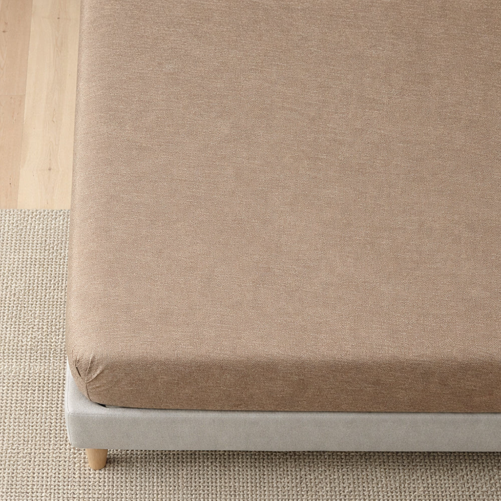 Hoeslaken - Enkel Jersey - Taupe