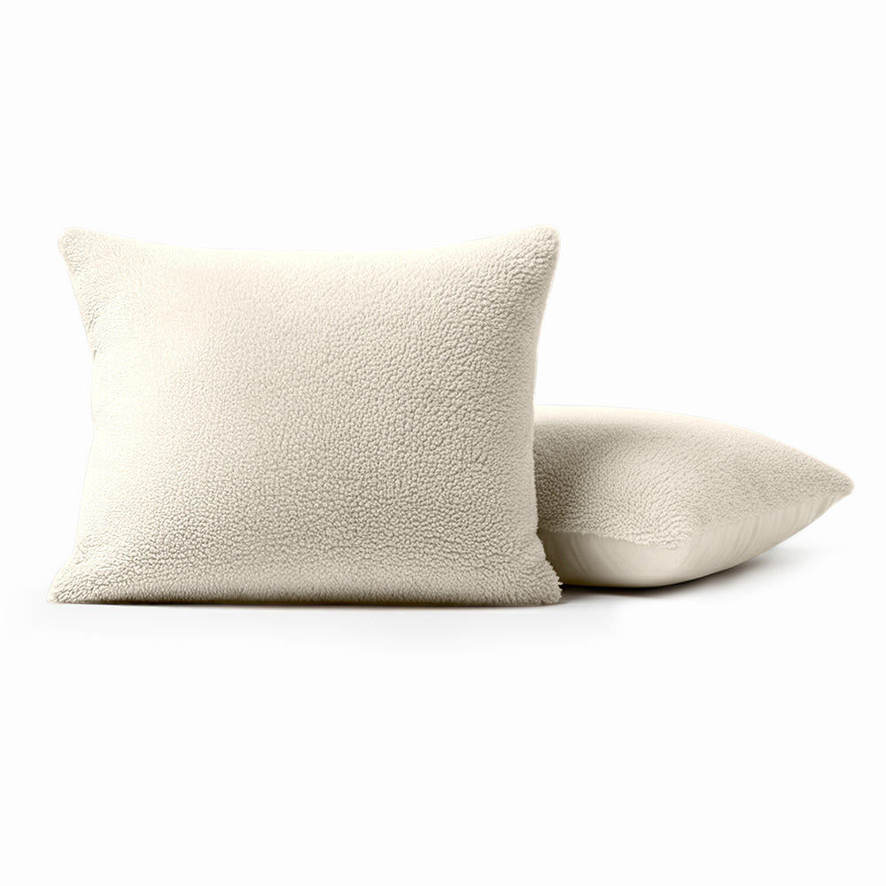 2-Pack: Kussenslopen - Beige Teddy