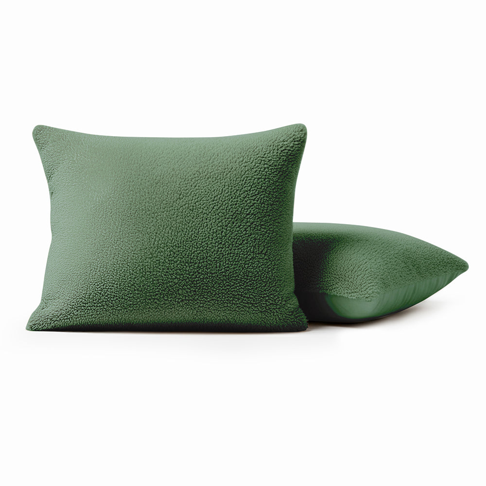 2-Pack: Kussenslopen - Groen Teddy