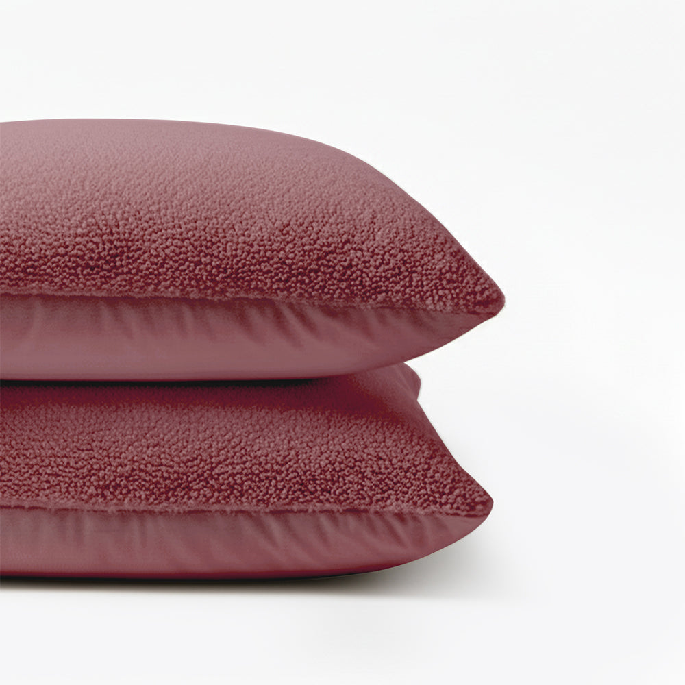 2-Pack: Kussenslopen - Oud Roze Teddy