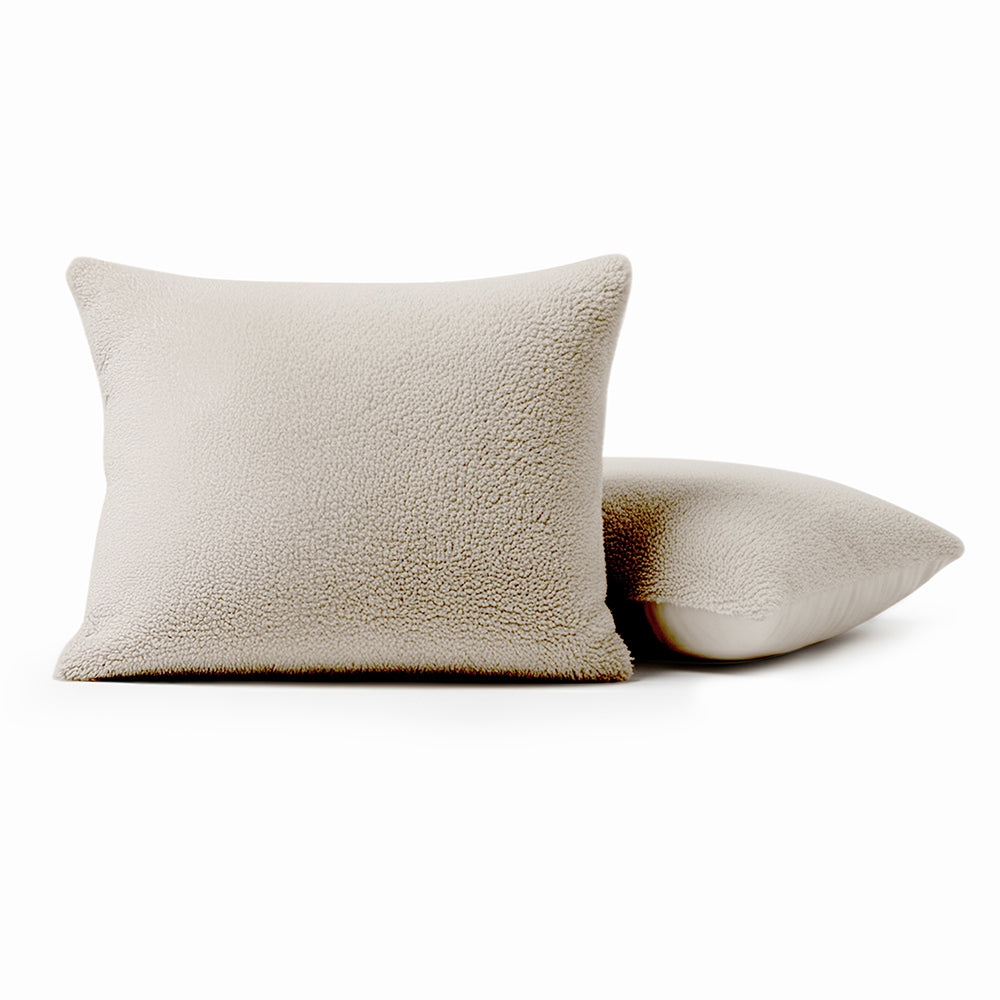 2-Pack: Kussenslopen - Taupe Teddy
