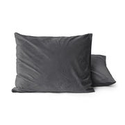 2-Pack: Kussenslopen - Velvet - Antraciet