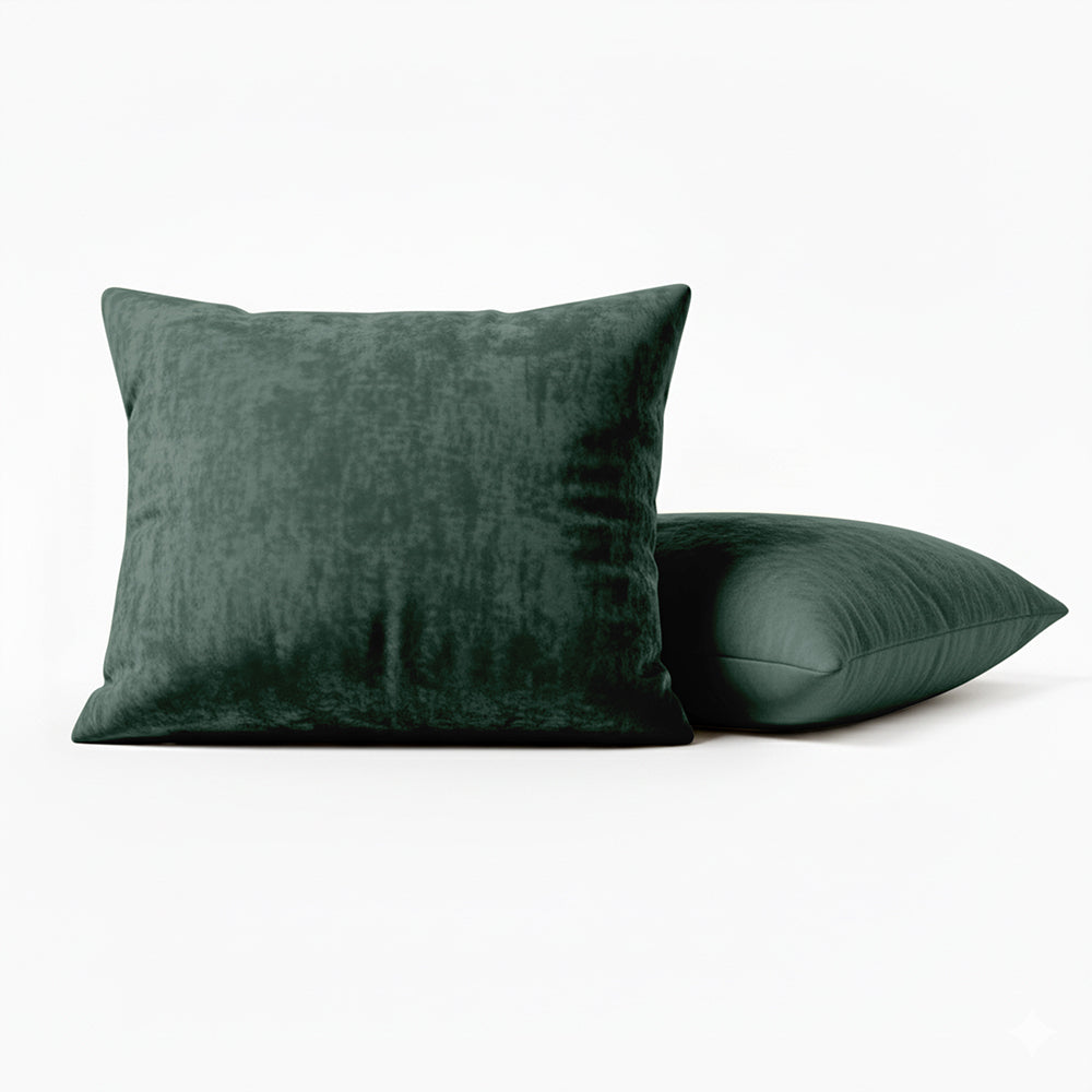 2-Pack: Kussenslopen - Donkergroen Velvet