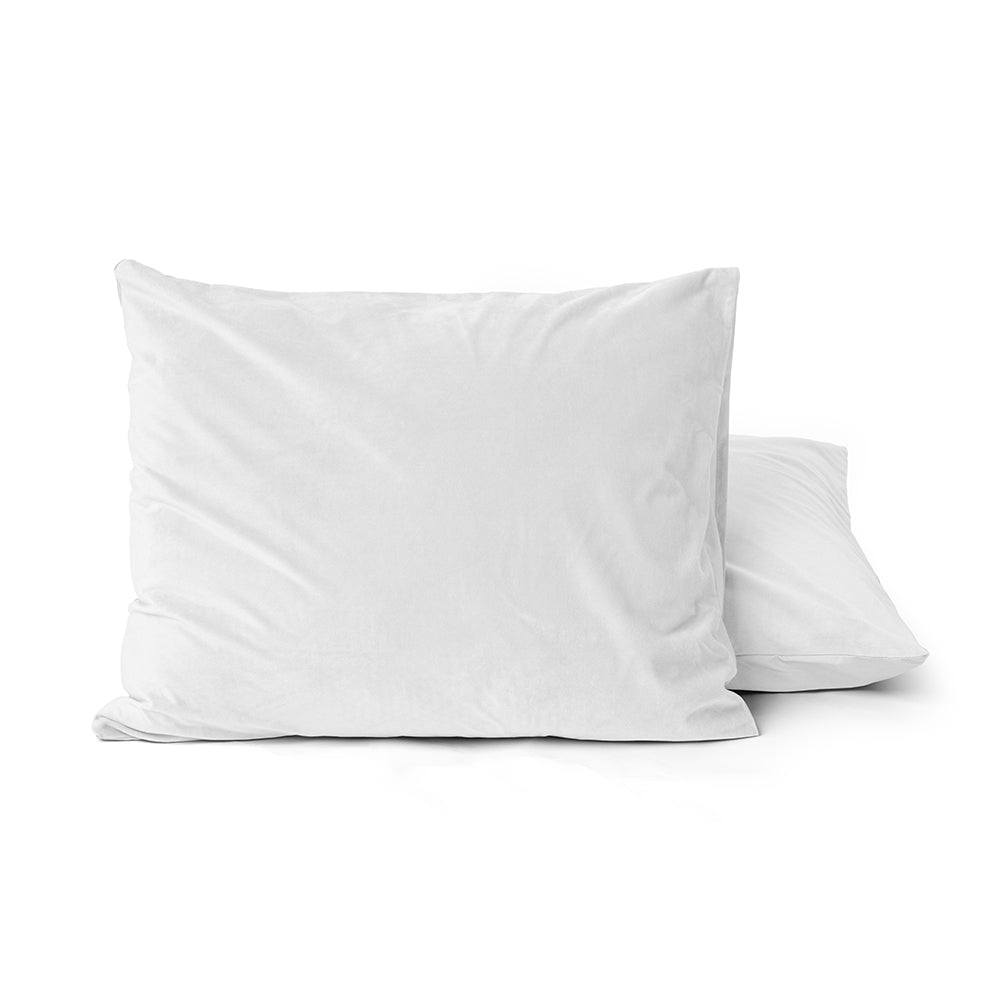 2-Pack: Kussenslopen - Velvet - Wit