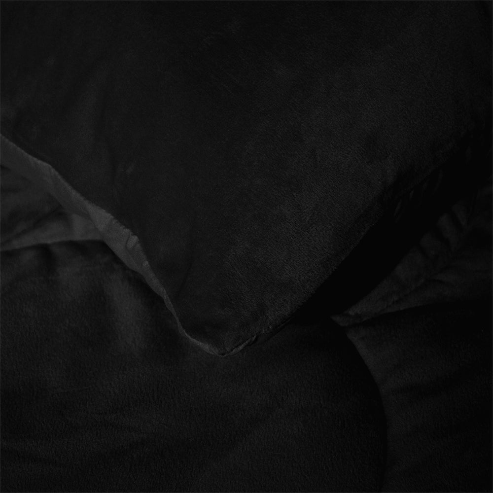 2-Pack: Kussenslopen - Zwart Velvet