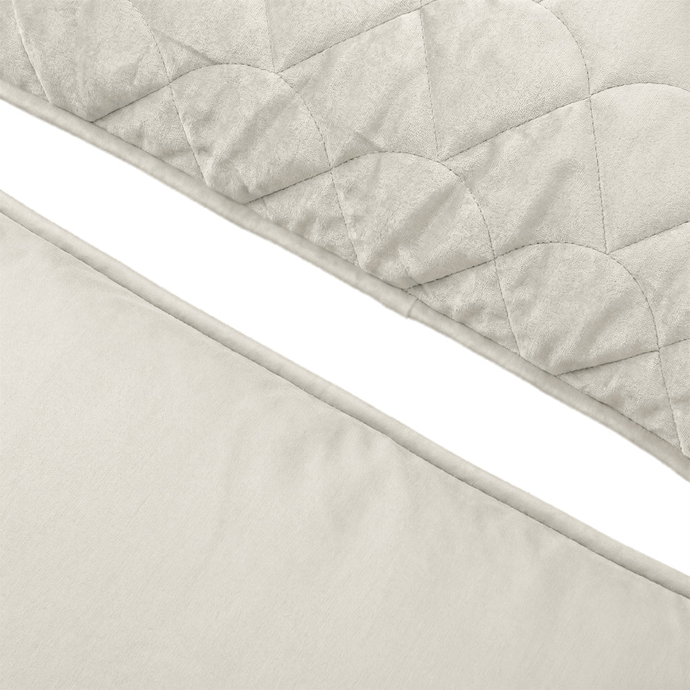 Dekbed Zonder Overtrek - Beige Velvet Lazy