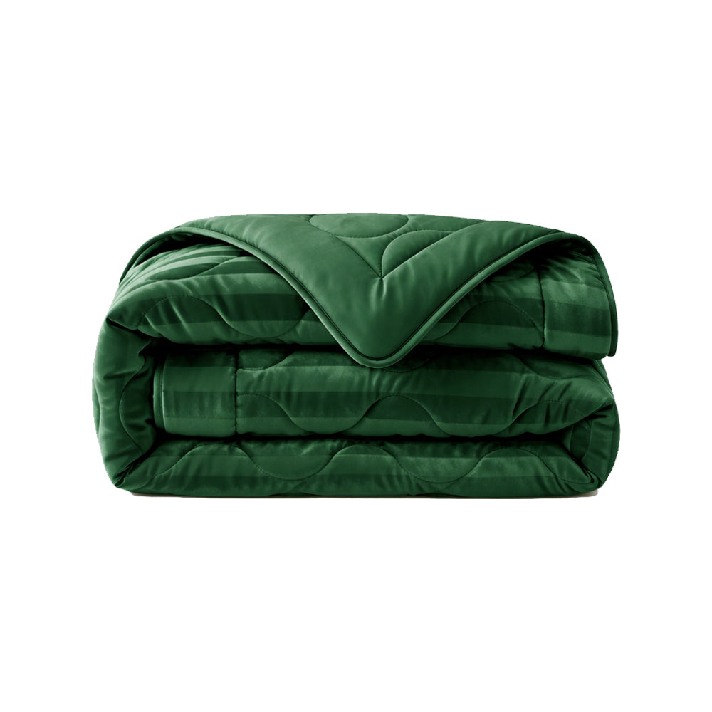Dekbed Zonder Overtrek - Donkergroen Hotel Velvet Lazy