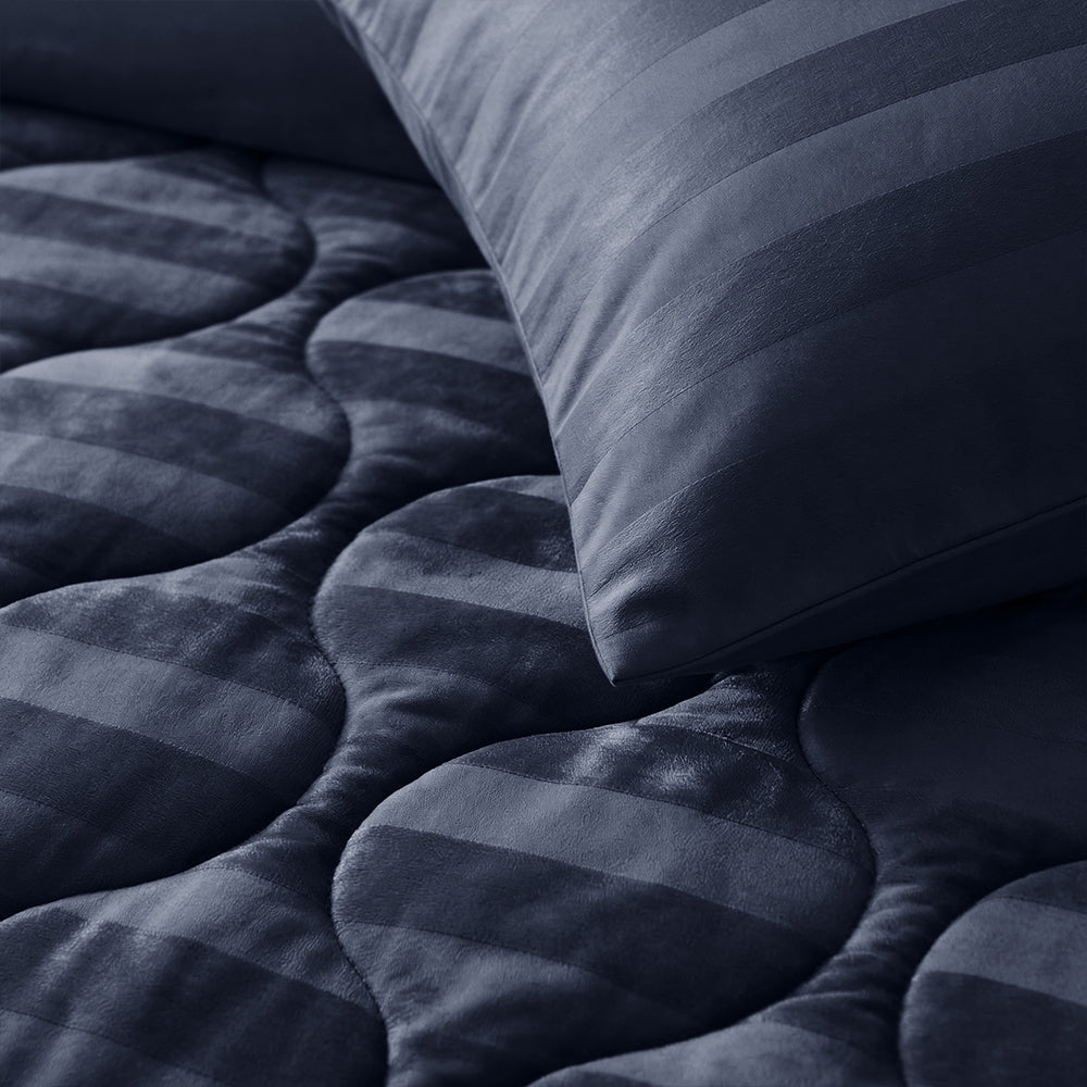 2-Pack: Kussenslopen - Navy Hotel Velvet