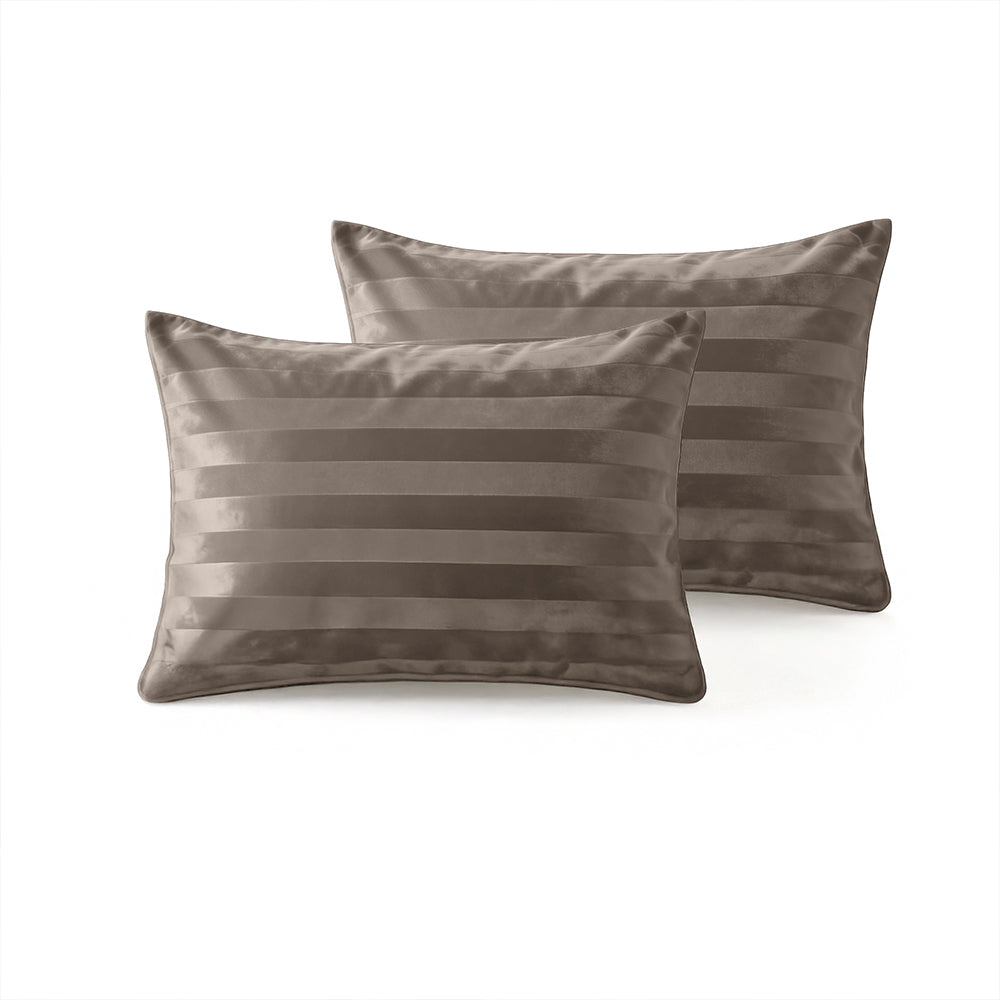 2-Pack: Kussenslopen - Taupe Hotel Velvet