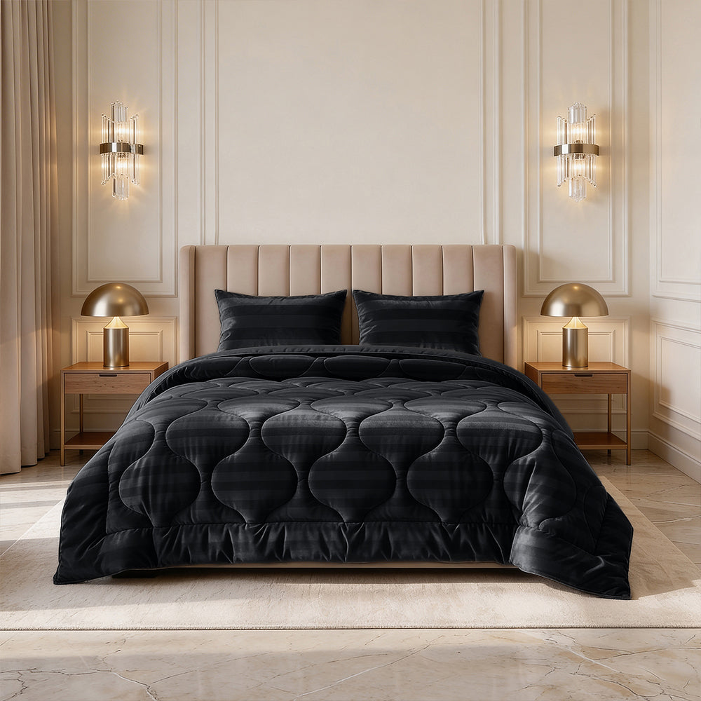 Dekbed Zonder Overtrek - Antraciet Hotel Velvet Lazy