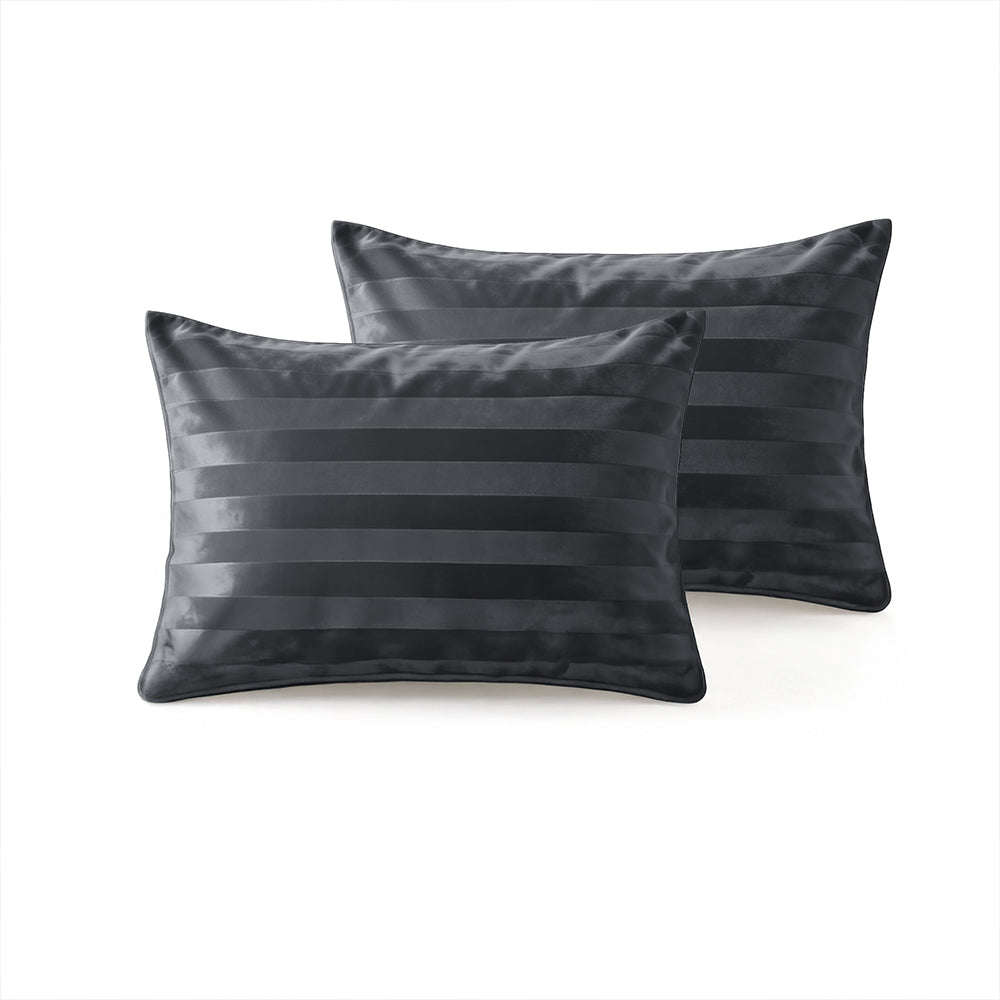 2-Pack: Kussenslopen - Antraciet Hotel Velvet