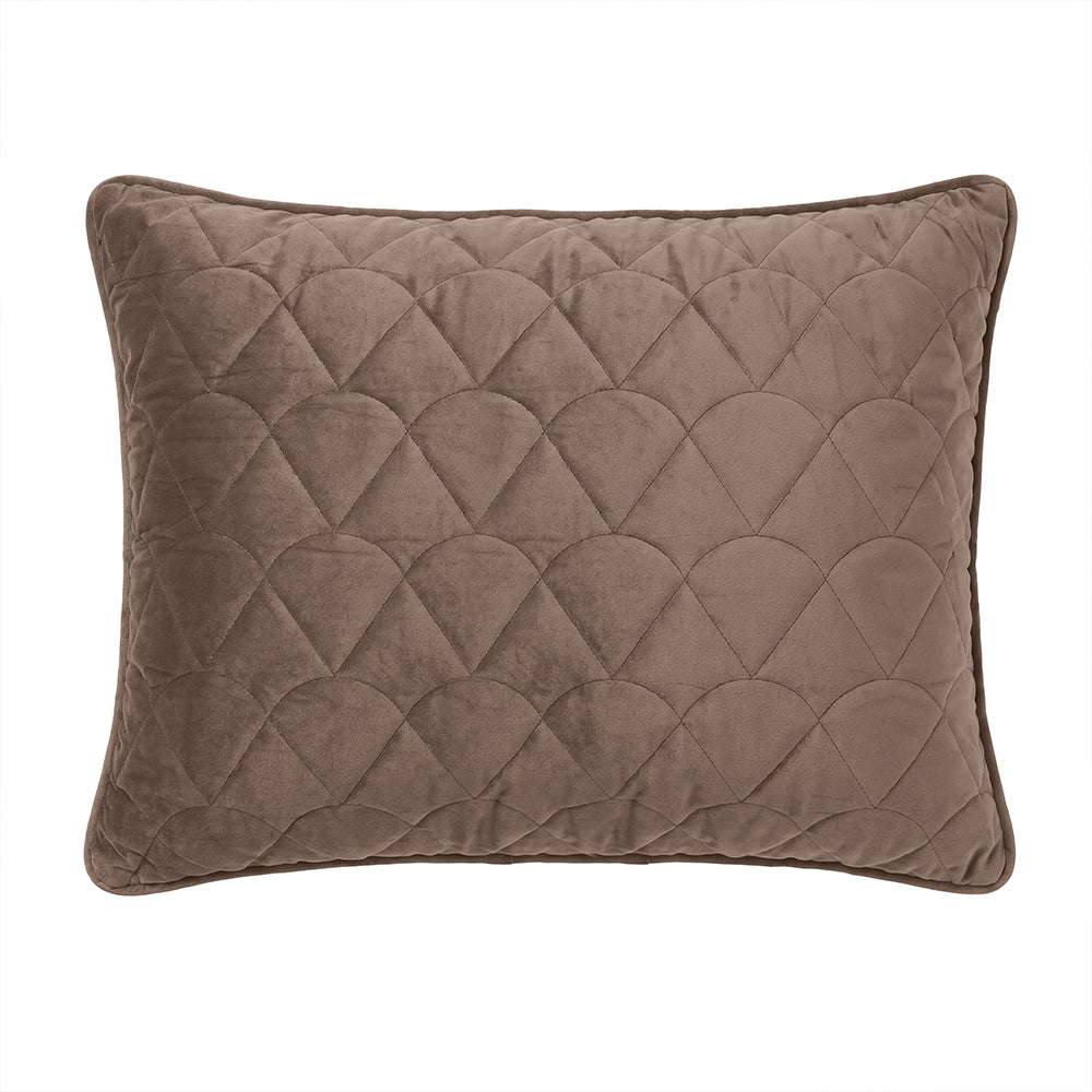 Dekbed Zonder Overtrek - Taupe/Bruin Velvet Lazy