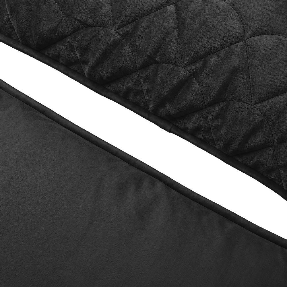 Dekbed Zonder Overtrek - Zwart Velvet Lazy